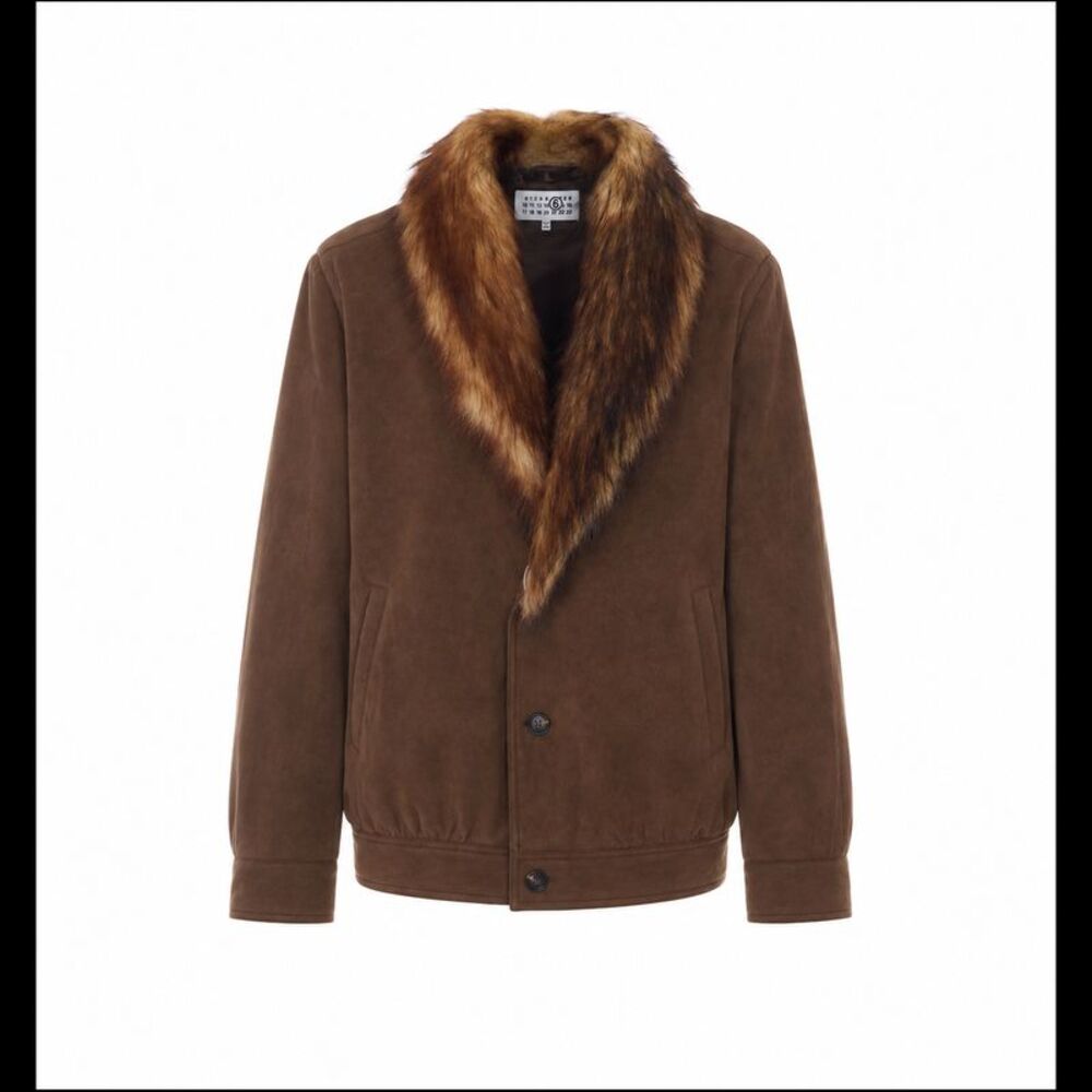 Mm6 Maison Margiela Women Suede Jacket
